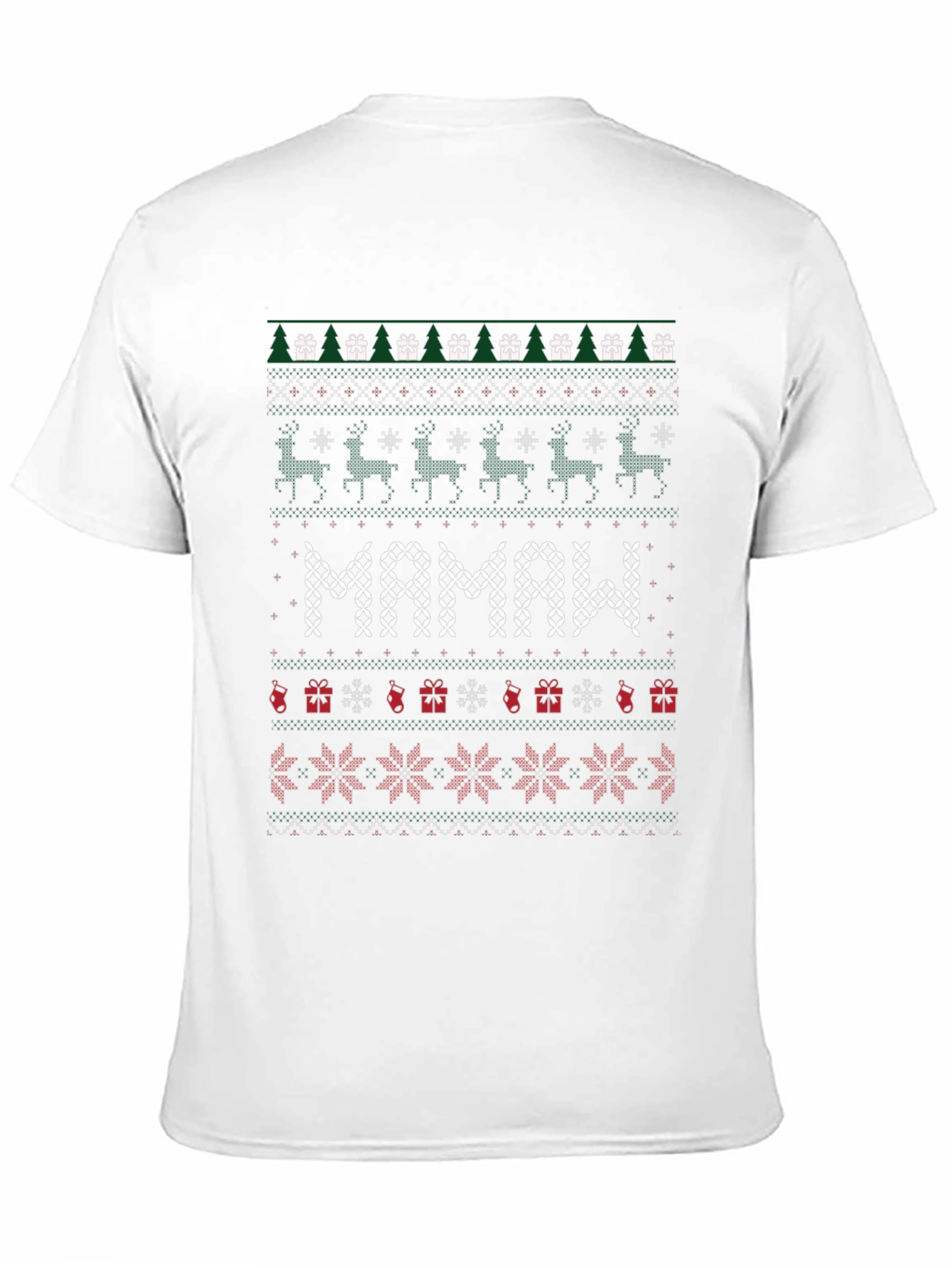 Mamaw Ugly Christmas Sweater T-Shirt