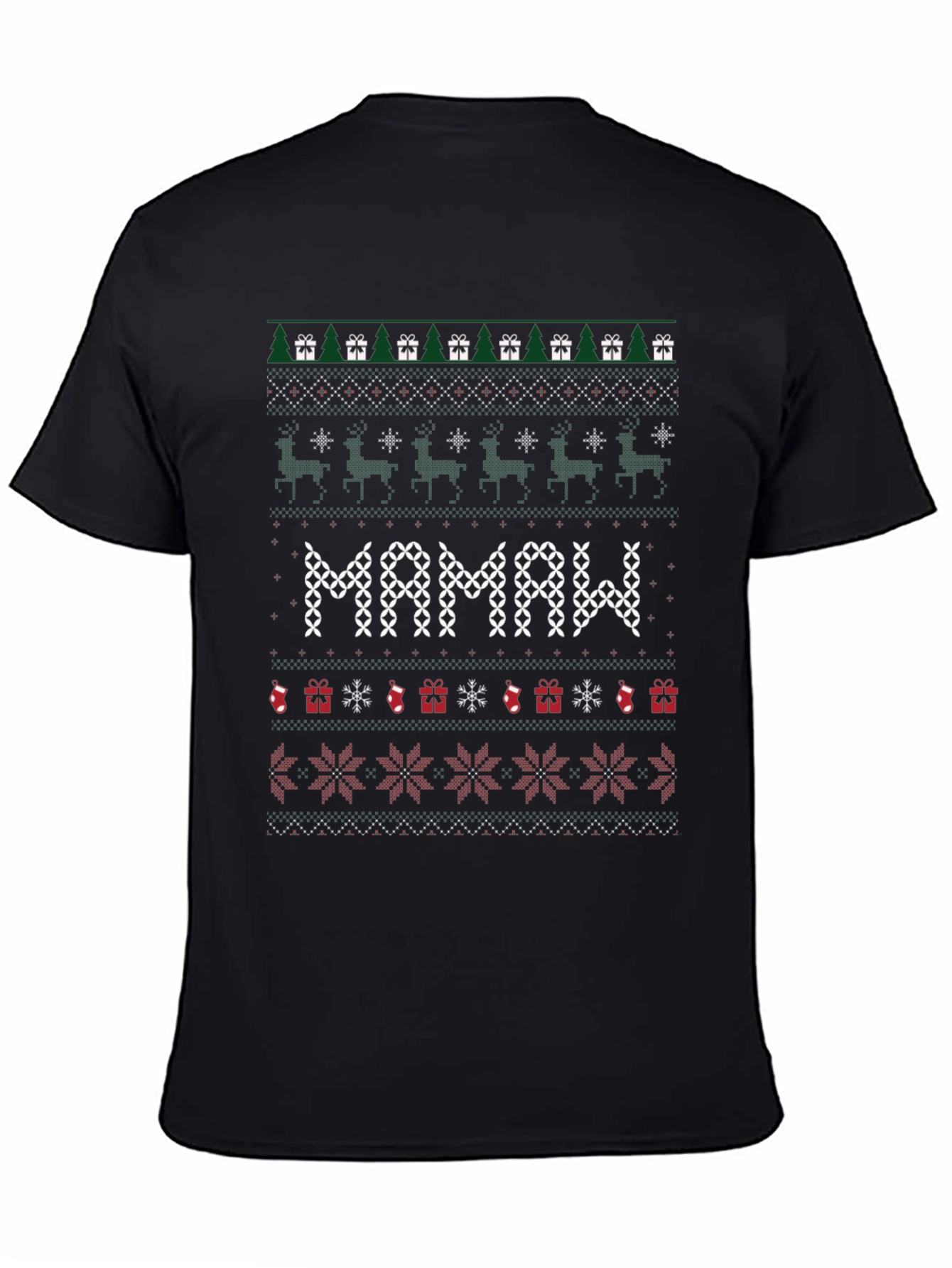 Mamaw Ugly Christmas Sweater T-Shirt