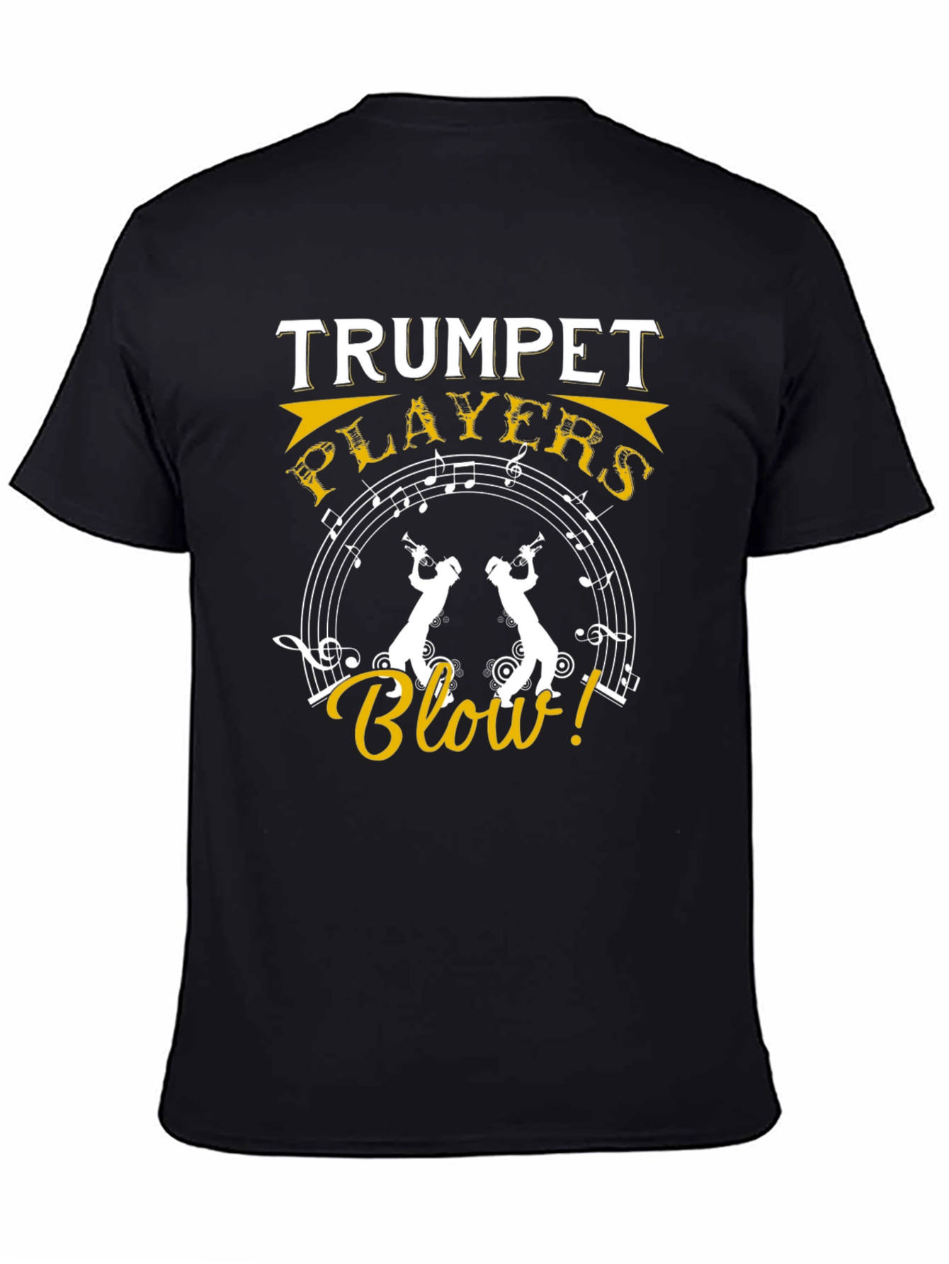 Trumpet Players Blow! Graphic T-Shirt