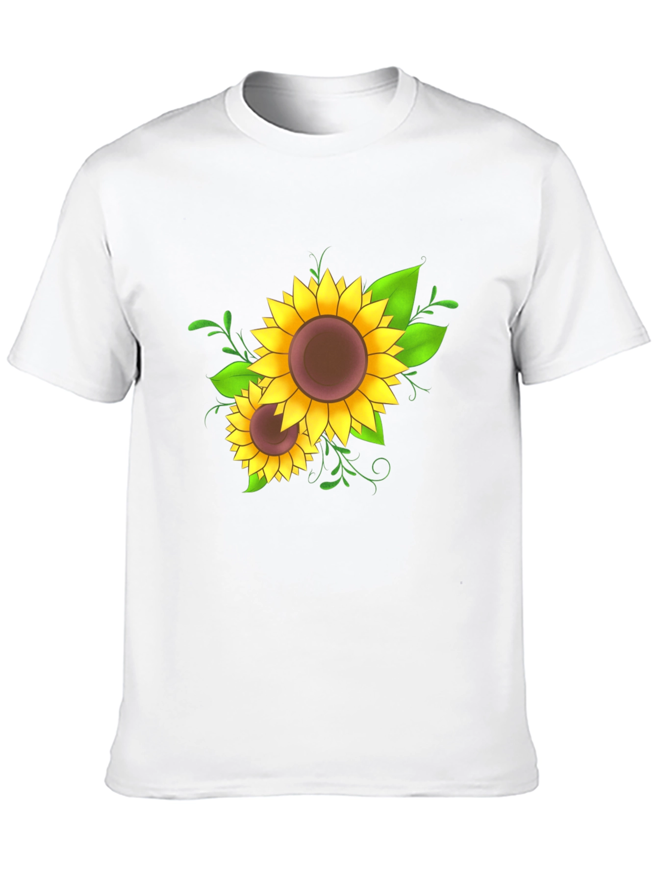Sunflower Graphic Black T-Shirt