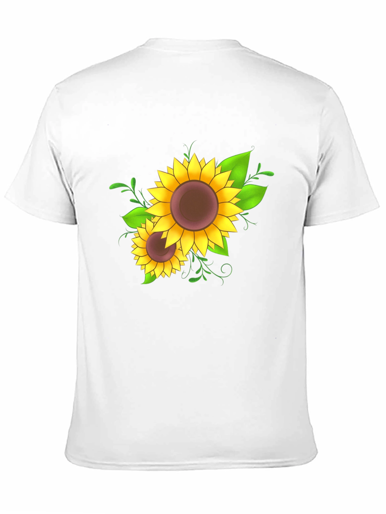 Sunflower Graphic Black T-Shirt