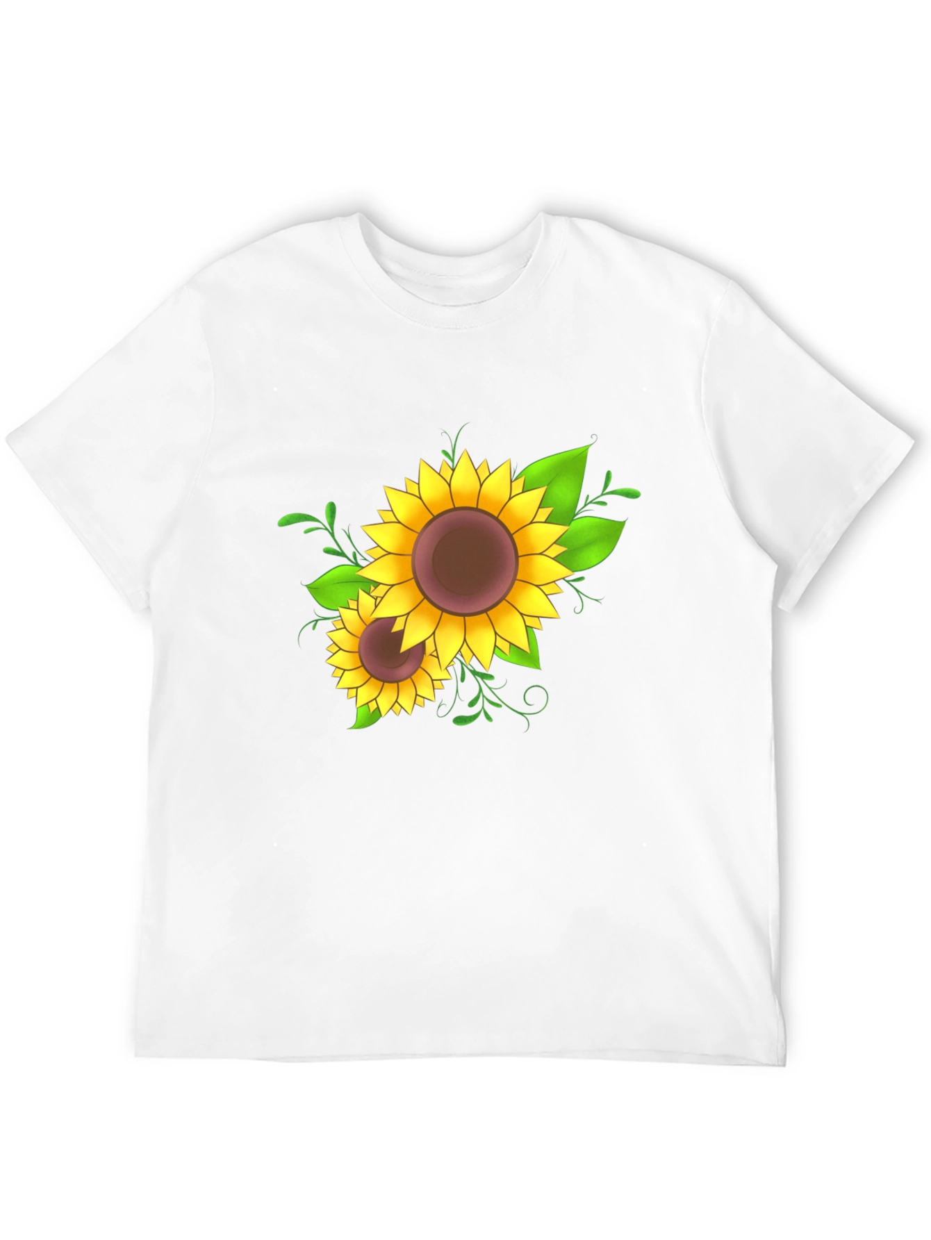 Sunflower Graphic Black T-Shirt