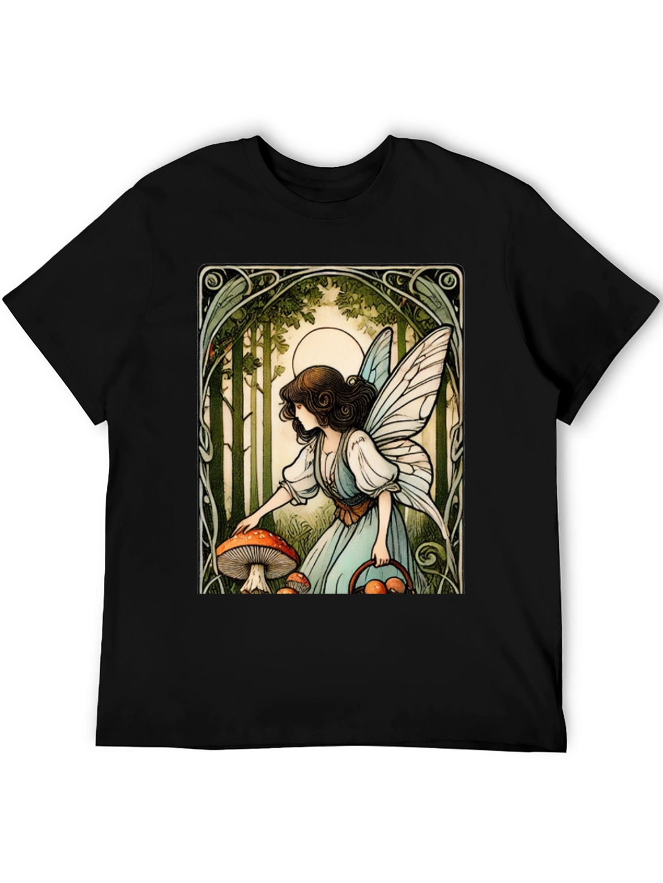 Fairycore Mushroom Forager T-Shirt