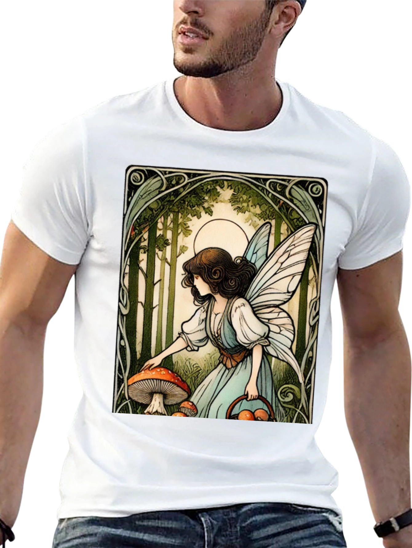 Fairycore Mushroom Forager T-Shirt