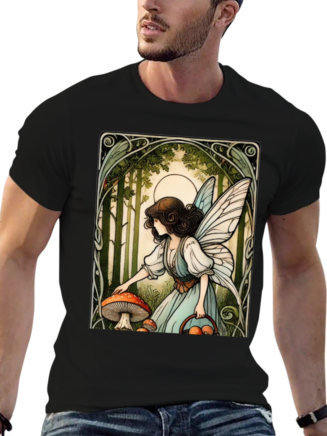 Fairycore Mushroom Forager T-Shirt