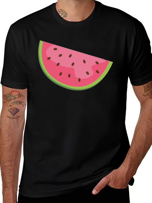 Watermelon Slice Graphic Tee - Summer Fun T-Shirt