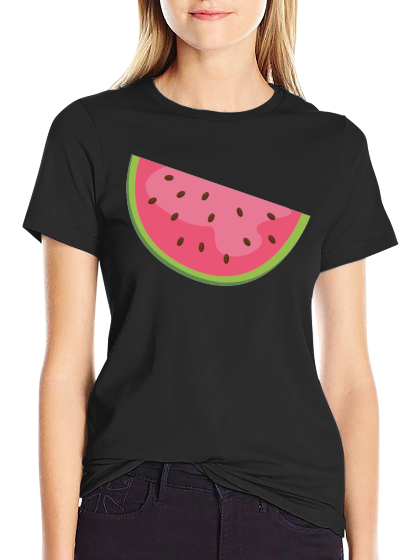 Watermelon Slice Graphic Tee - Summer Fun T-Shirt