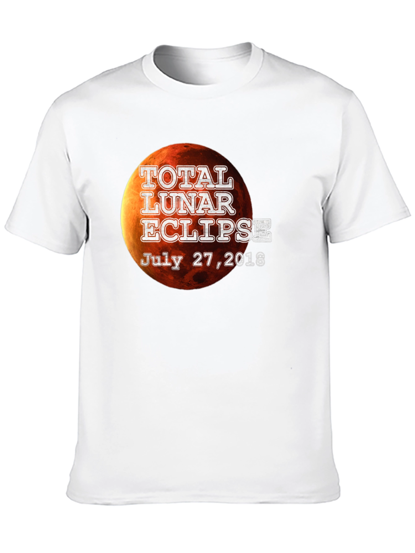 Total Lunar Eclipse July 2018 Black T-Shirt