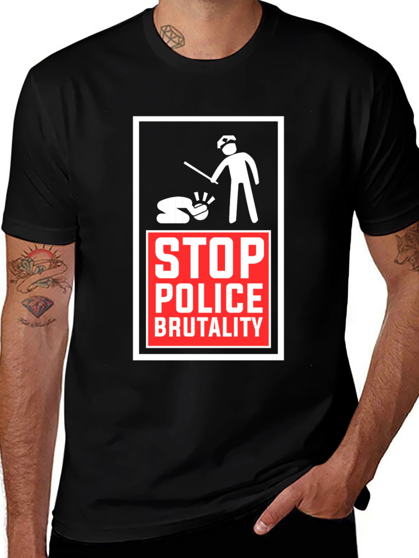Stop Police Brutality Graphic Tee
