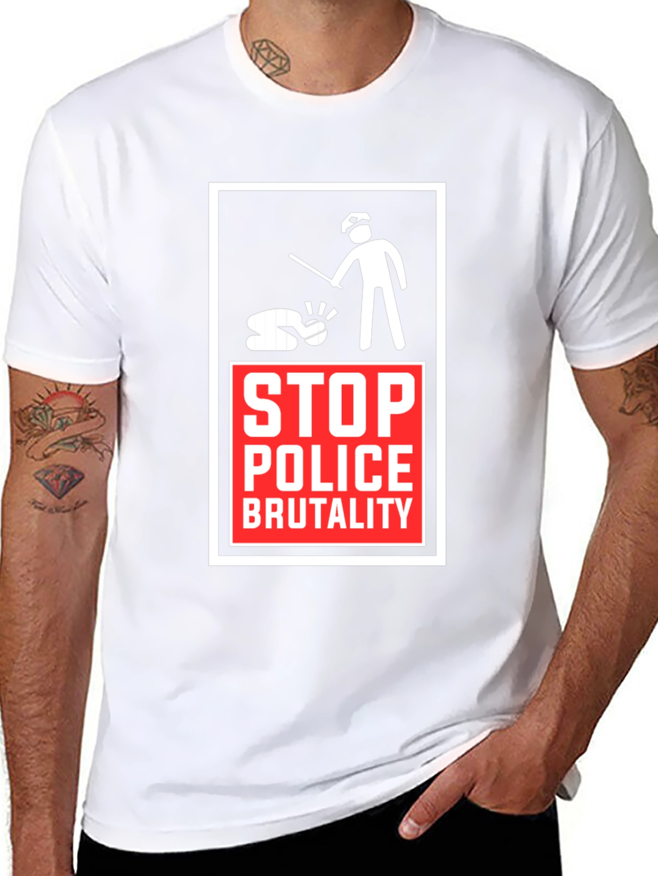 Stop Police Brutality Graphic Tee