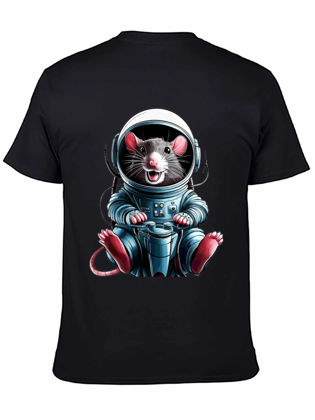 Astronaut Rat Graphic T-Shirt