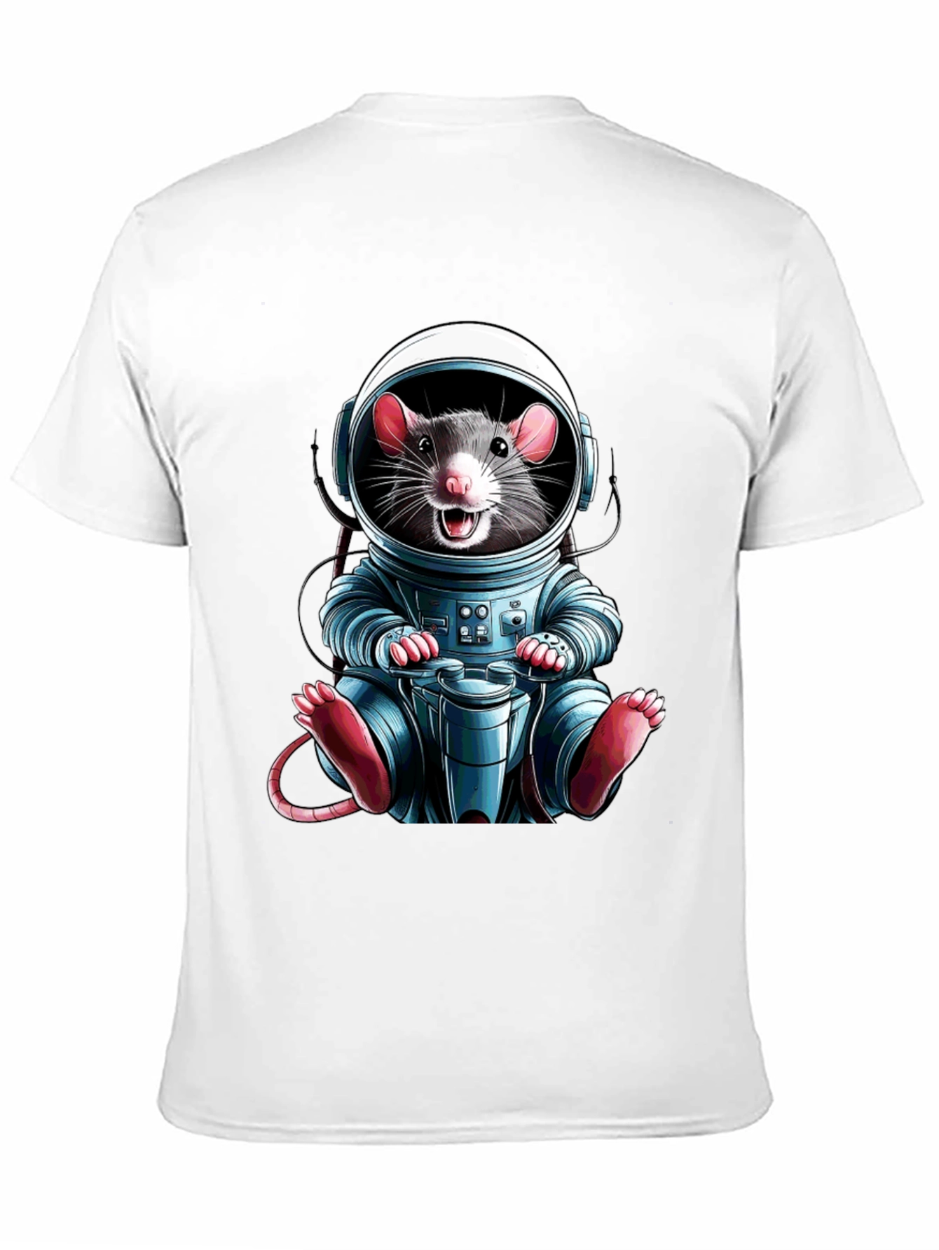 Astronaut Rat Graphic T-Shirt