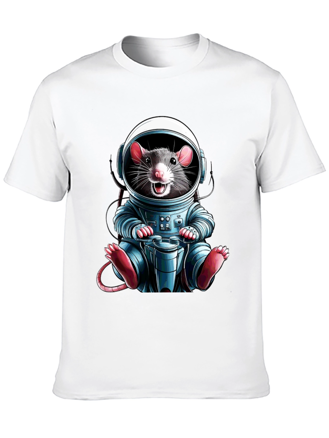 Astronaut Rat Graphic T-Shirt