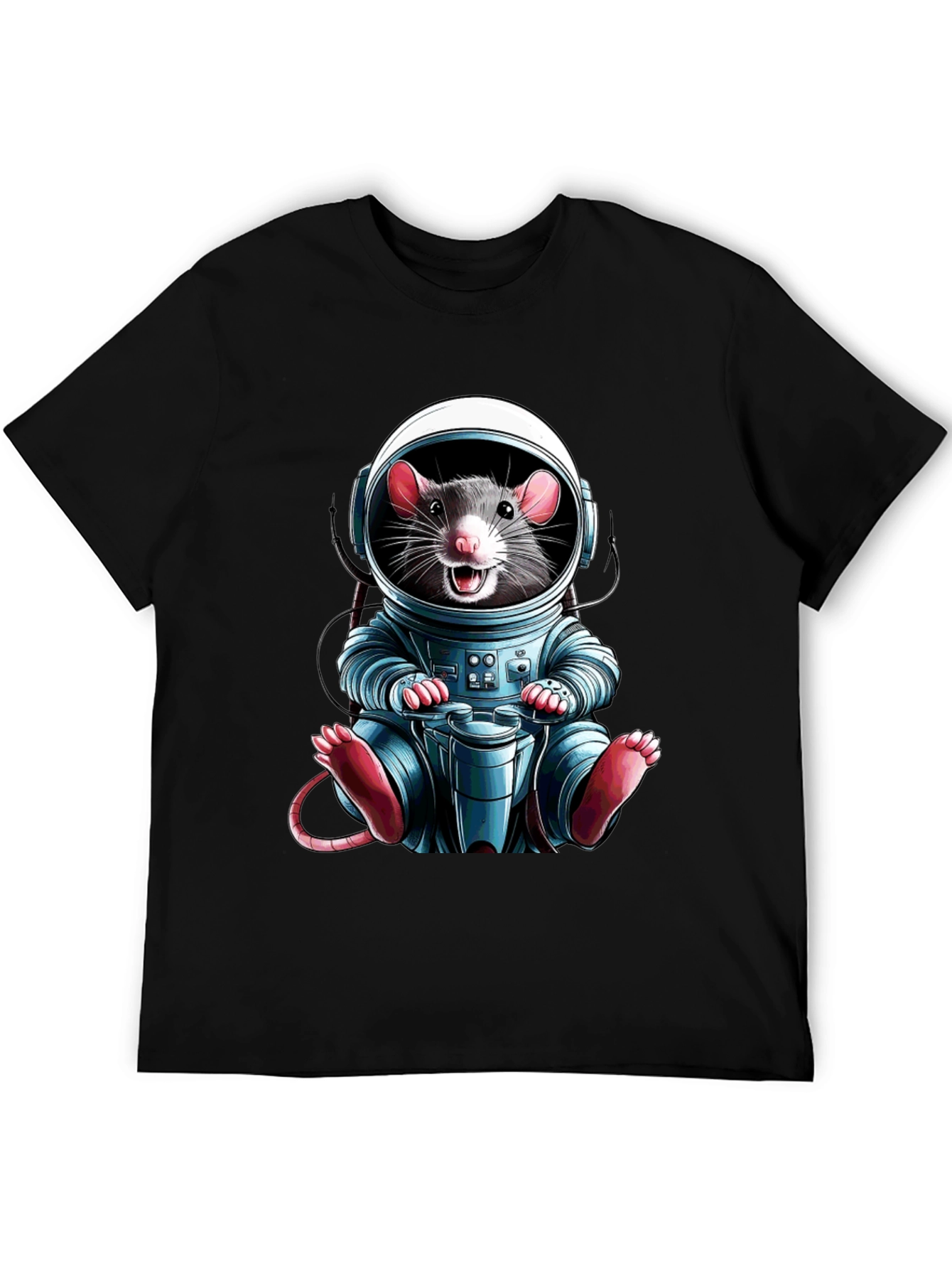 Astronaut Rat Graphic T-Shirt
