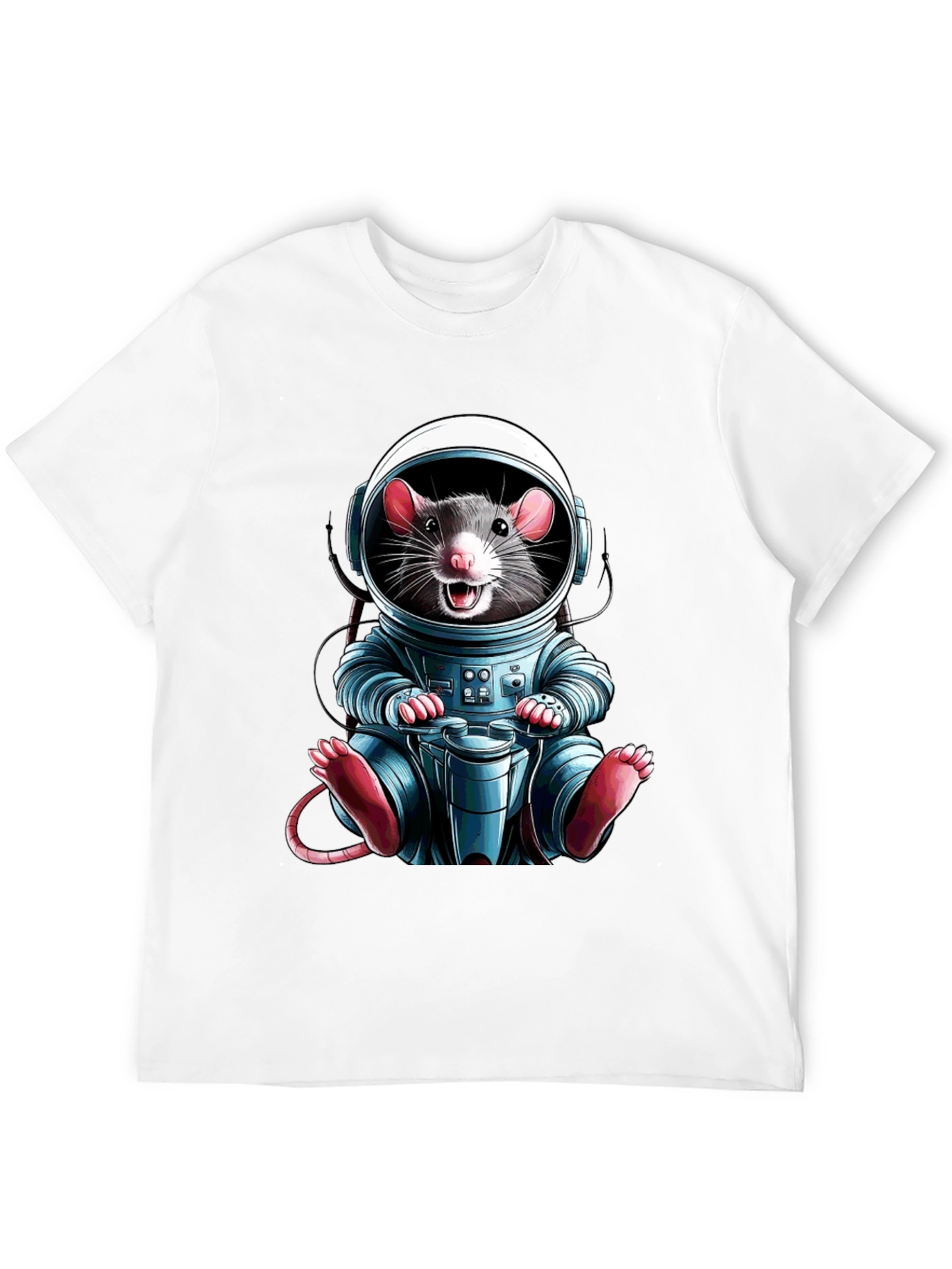 Astronaut Rat Graphic T-Shirt