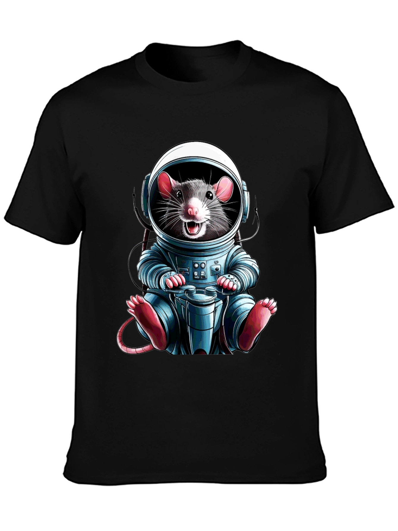Astronaut Rat Graphic T-Shirt