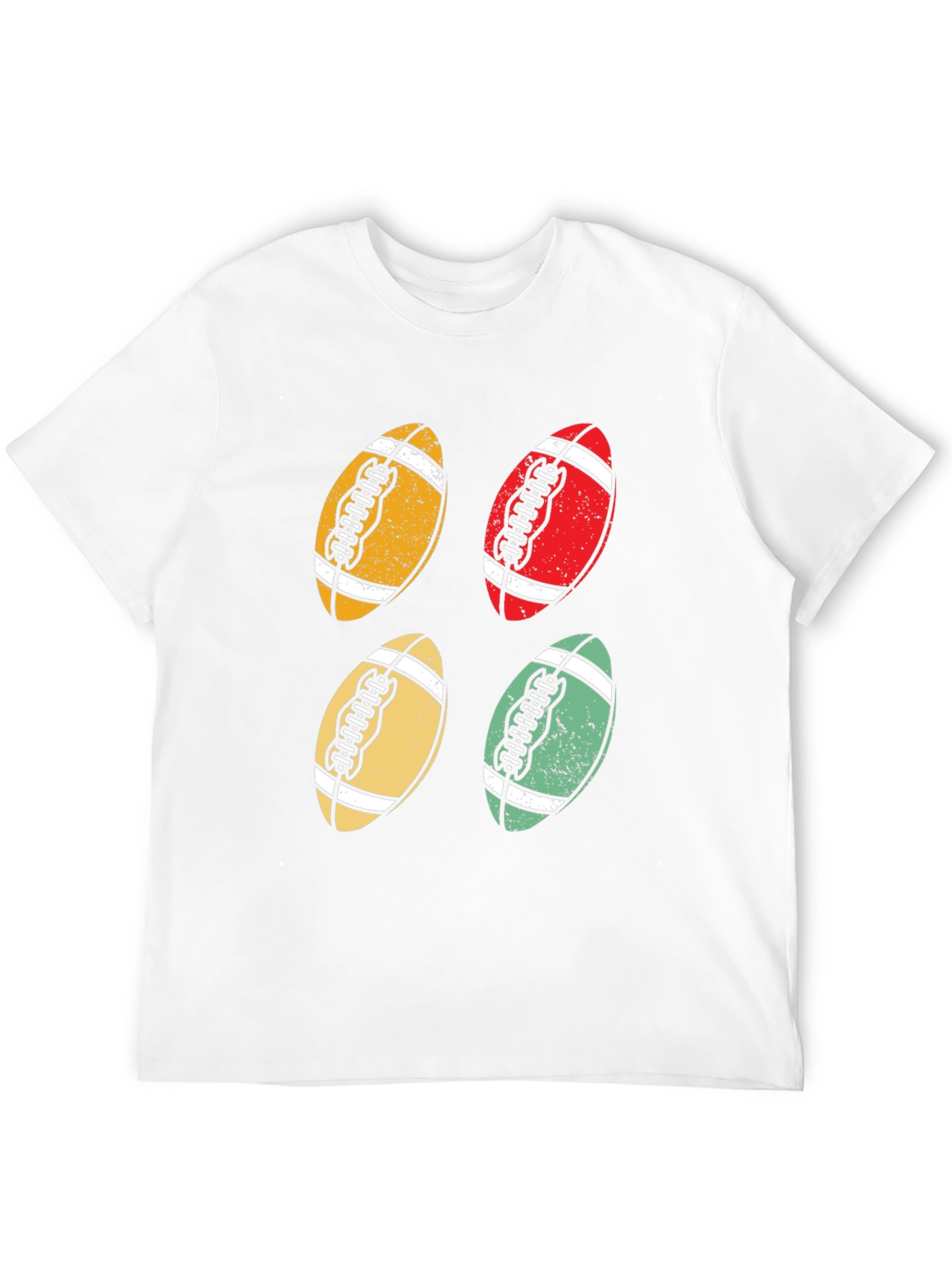 Retro Football Graphic Tee - Casual Style