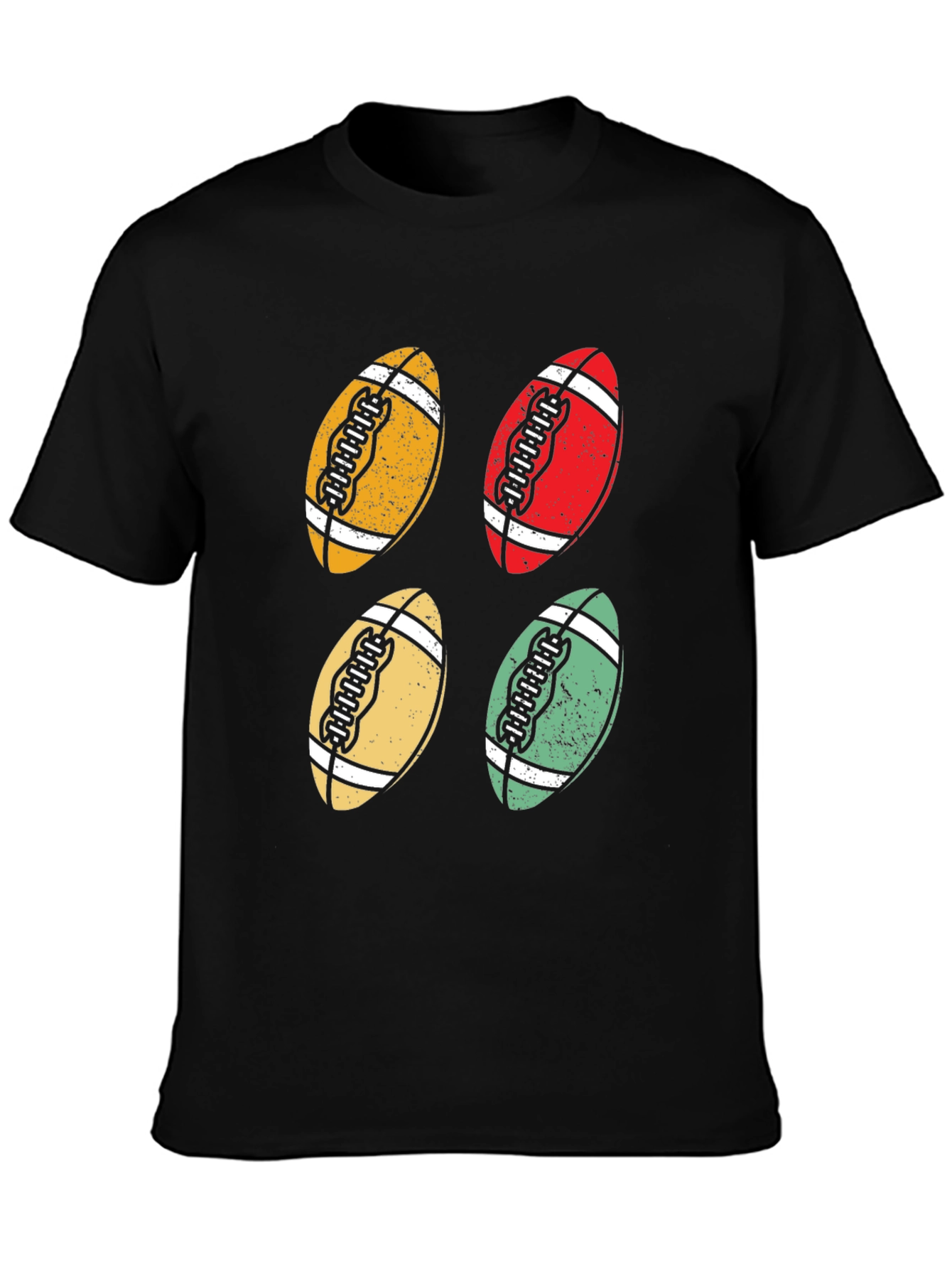 Retro Football Graphic Tee - Casual Style