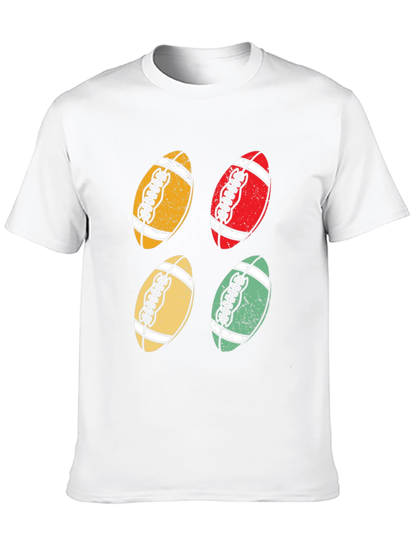 Retro Football Graphic Tee - Casual Style