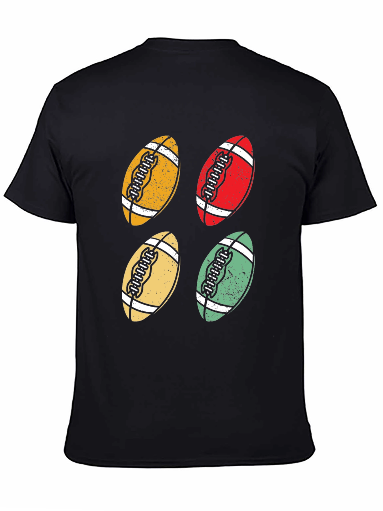 Retro Football Graphic Tee - Casual Style