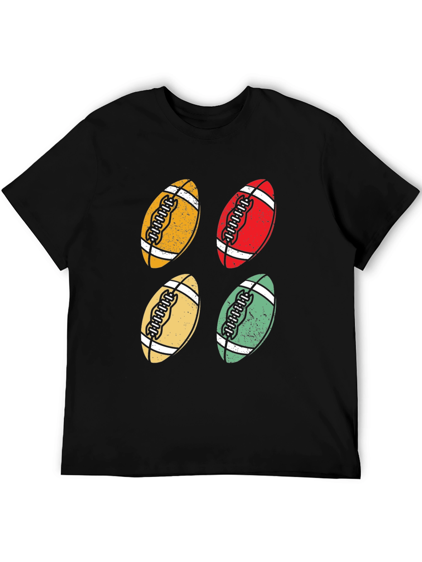 Retro Football Graphic Tee - Casual Style