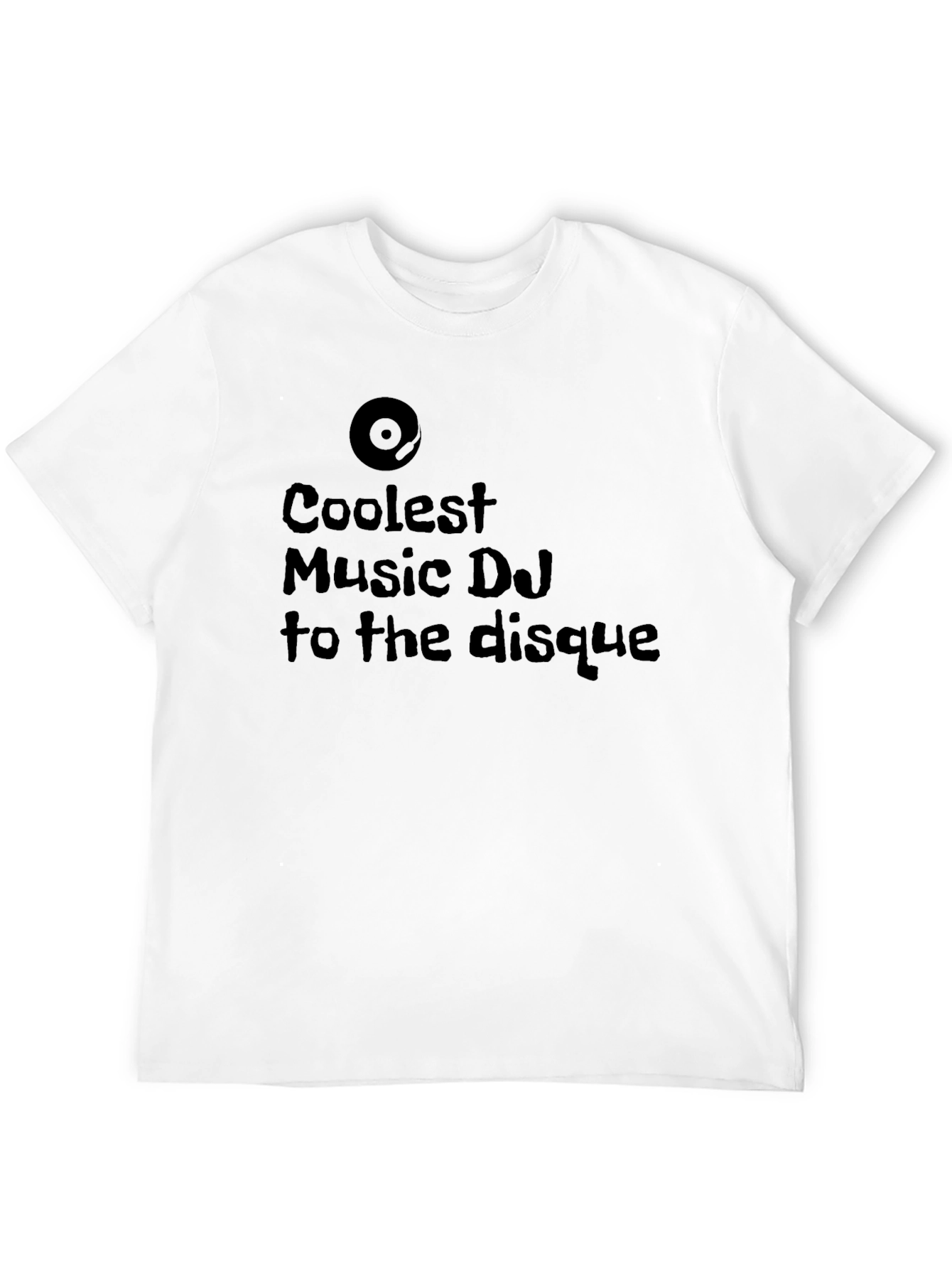 Coolest Music DJ T-Shirt - Black Graphic Tee