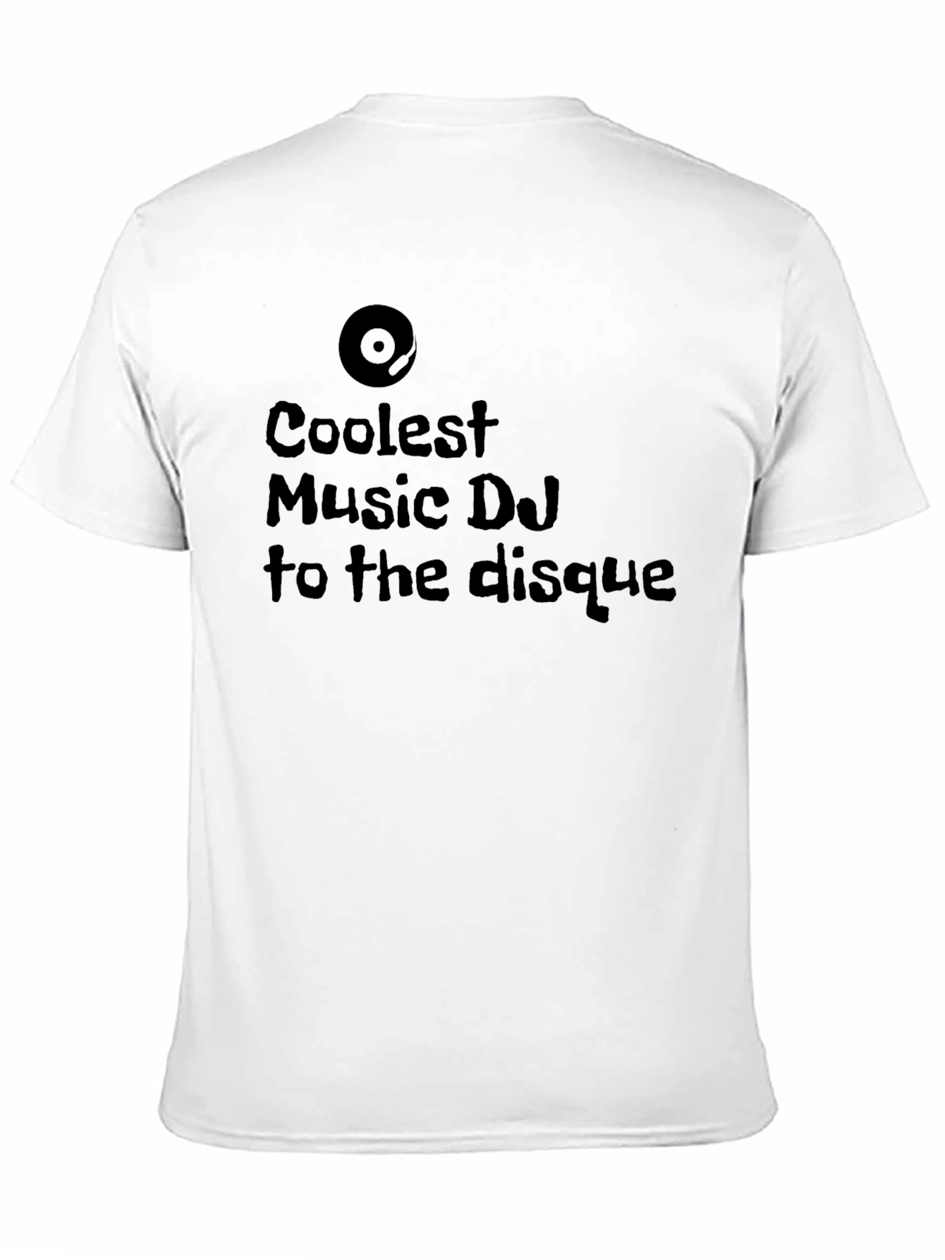 Coolest Music DJ T-Shirt - Black Graphic Tee