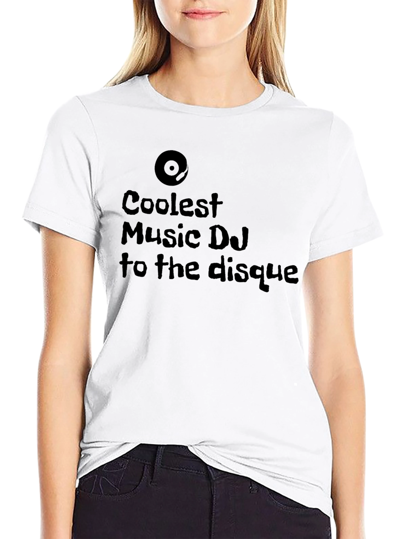 Coolest Music DJ T-Shirt - Black Graphic Tee