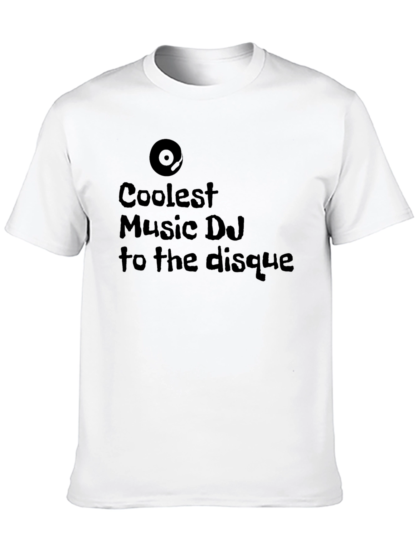 Coolest Music DJ T-Shirt - Black Graphic Tee