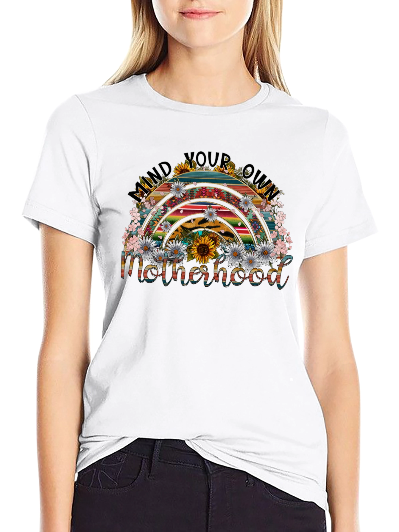 Mind Your Own Motherhood Rainbow T-Shirt