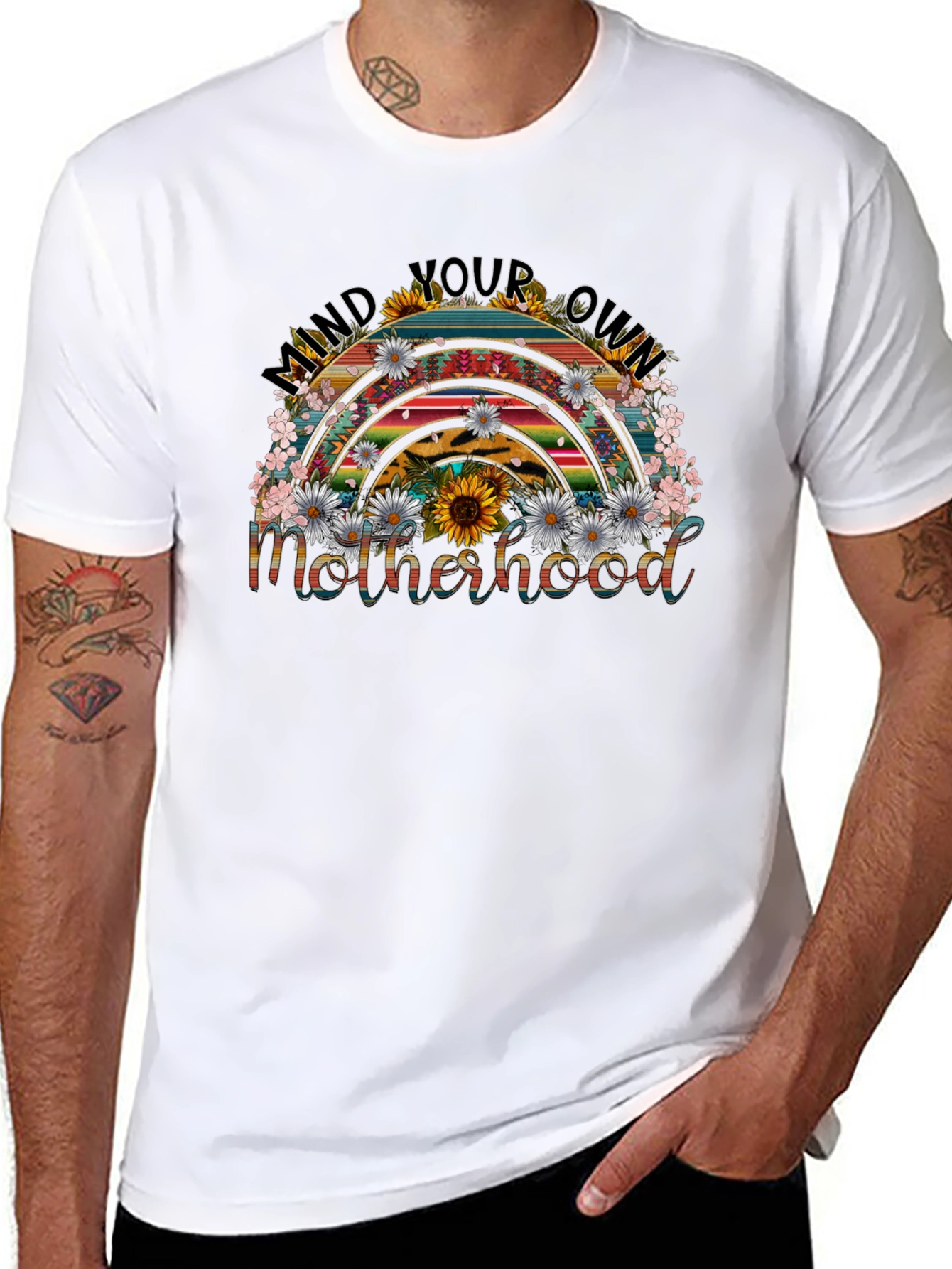 Mind Your Own Motherhood Rainbow T-Shirt