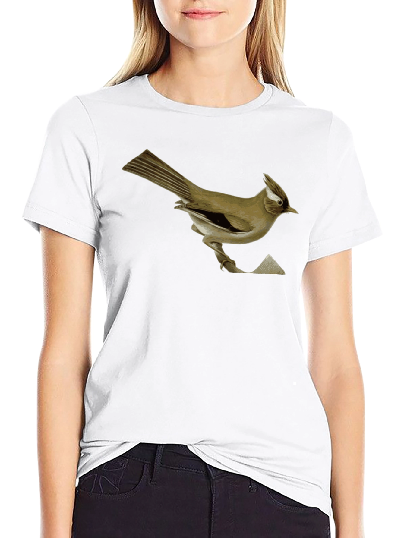 Tufted Titmouse Bird T-Shirt - Nature Inspired Graphic Tee
