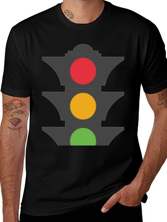 Traffic Light Graphic T-Shirt - Stoplight Tee