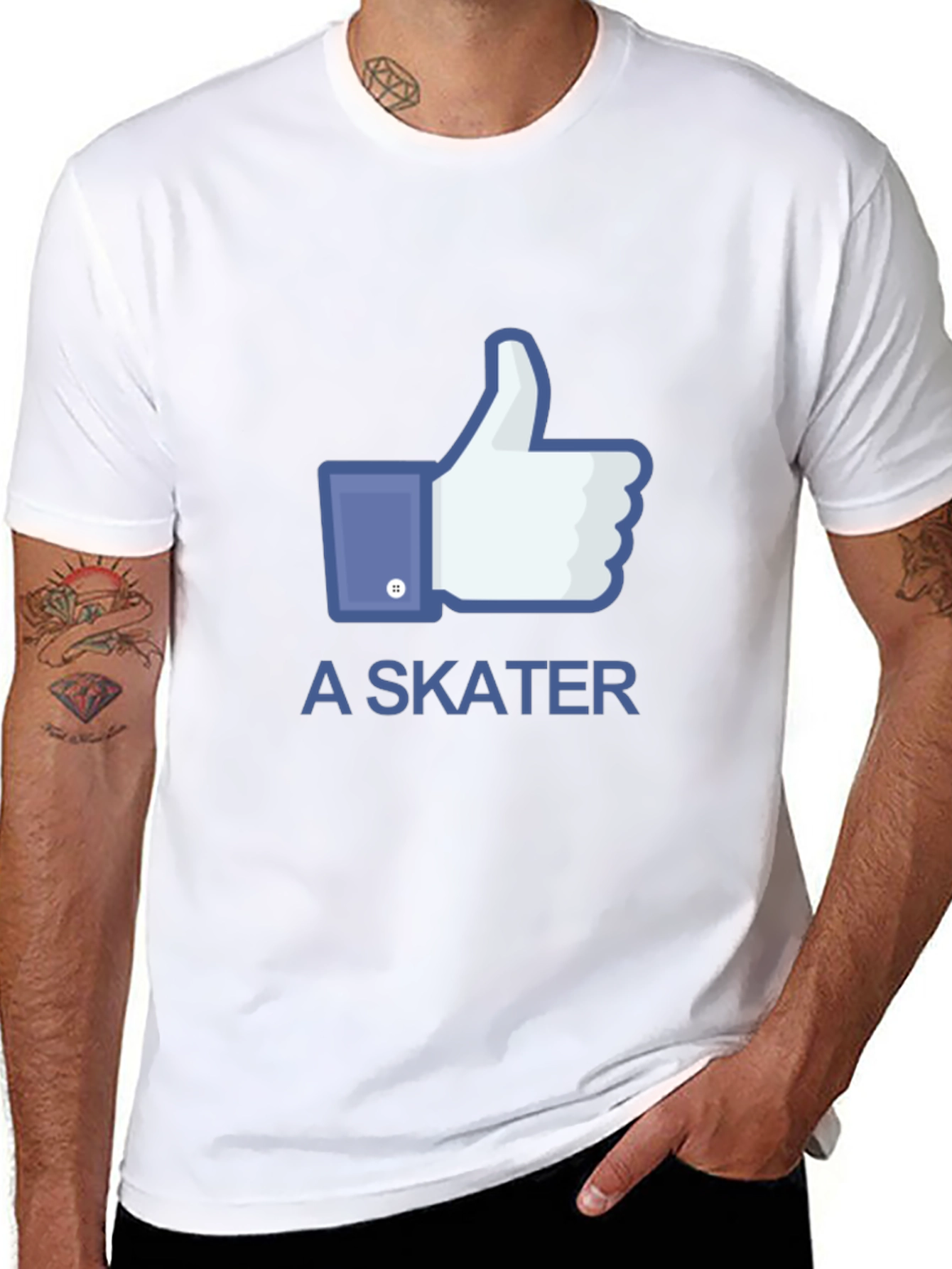 I Like A Skater Black T-Shirt