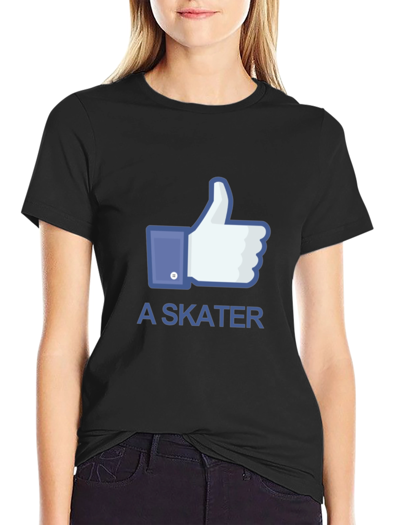 I Like A Skater Black T-Shirt