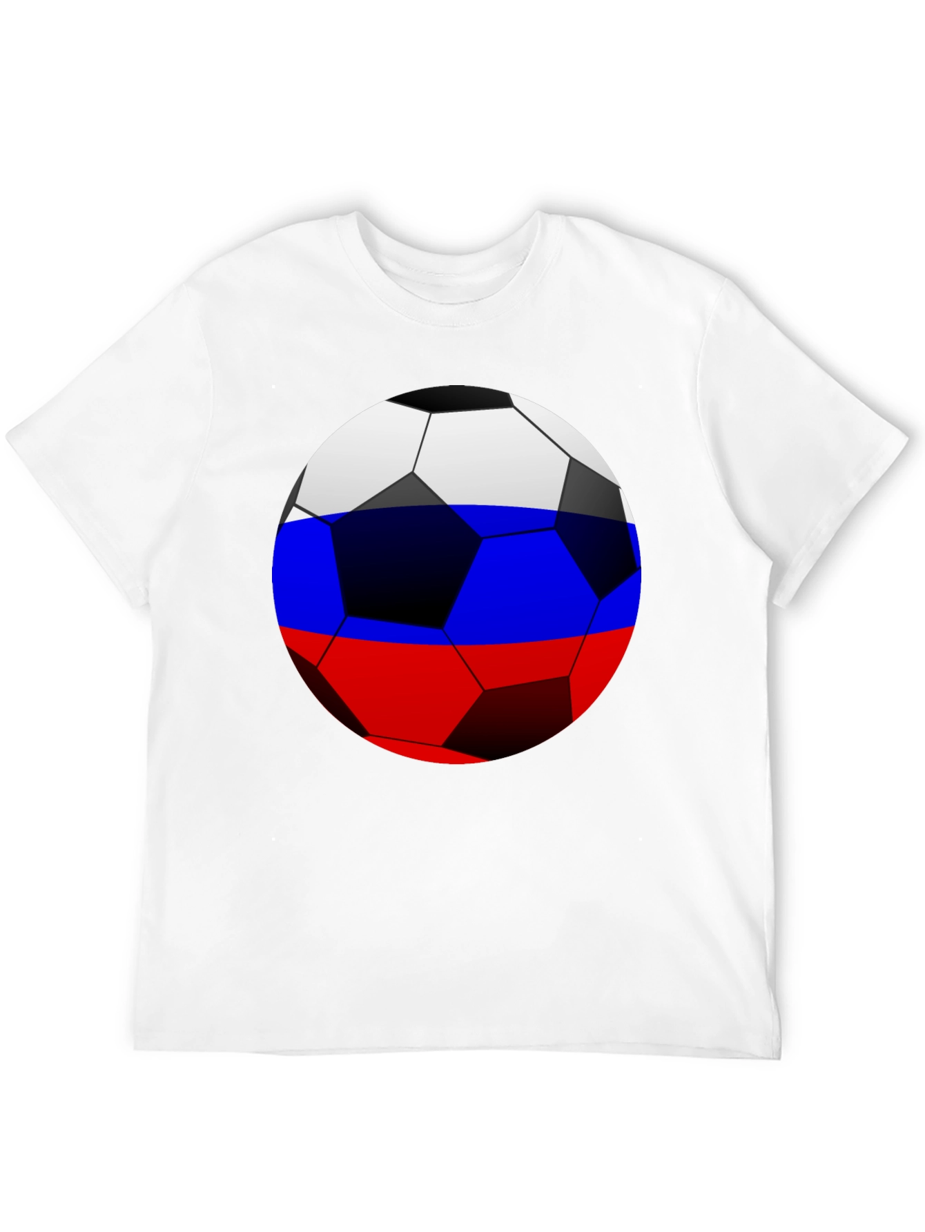 Russia Flag Soccer Ball T-Shirt