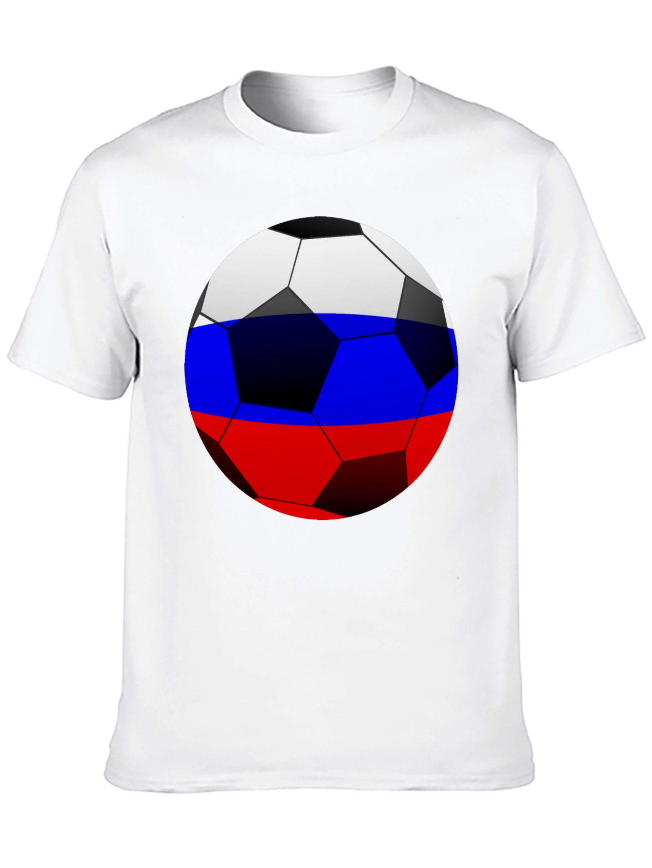 Russia Flag Soccer Ball T-Shirt
