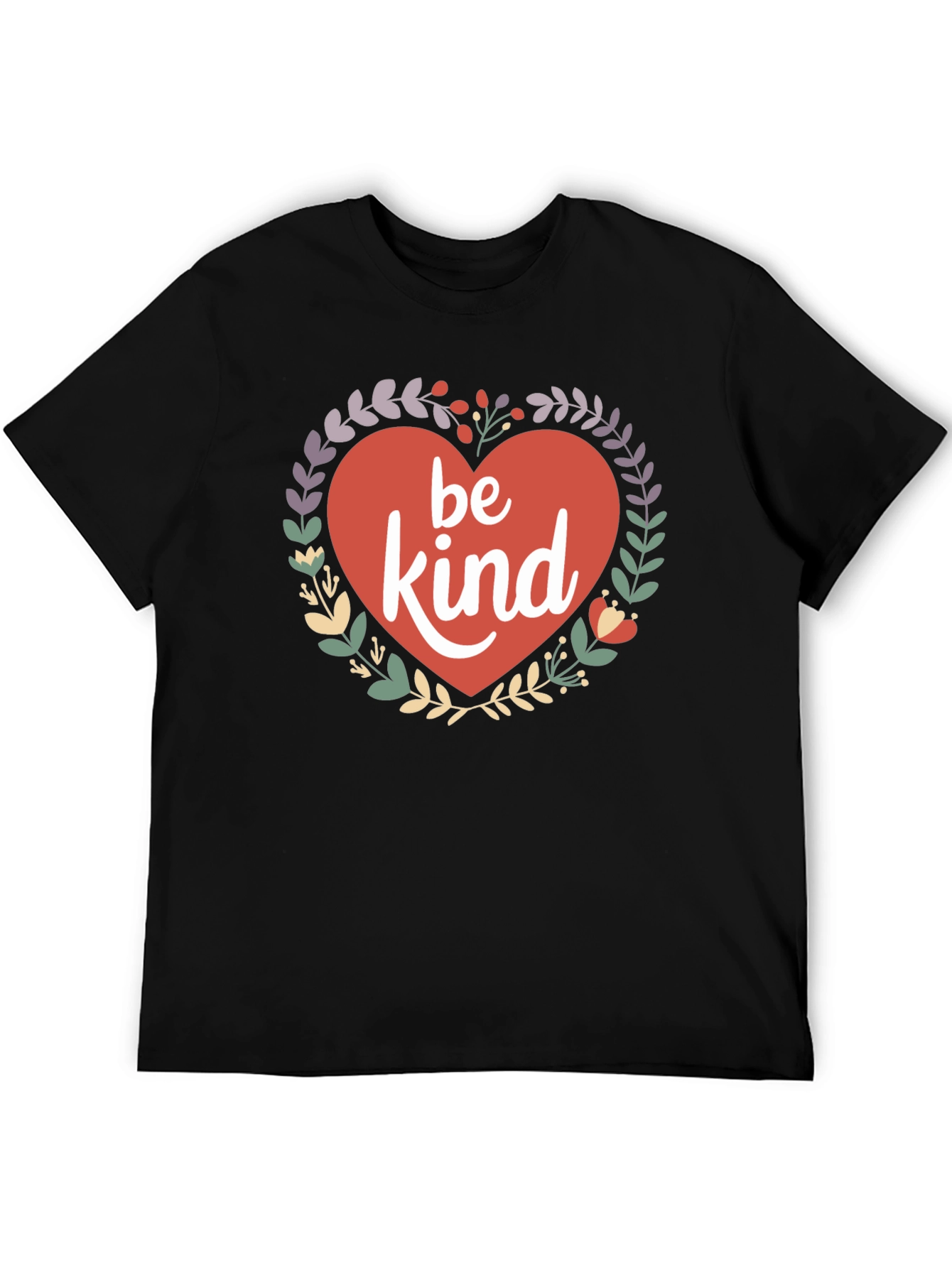 Be Kind Heart Graphic Tee - Soft Cotton T-Shirt