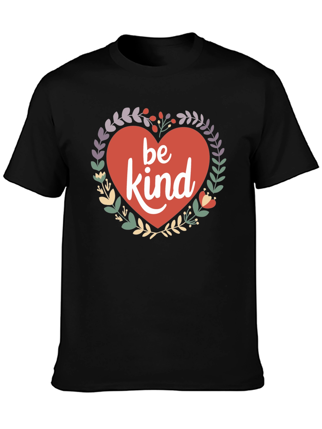 Be Kind Heart Graphic Tee - Soft Cotton T-Shirt