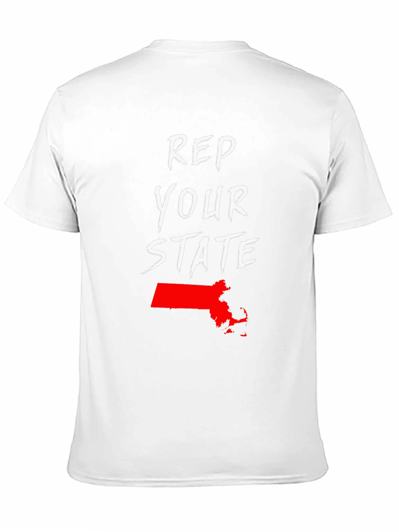 Rep Your State Massachusetts Graphic Tee
