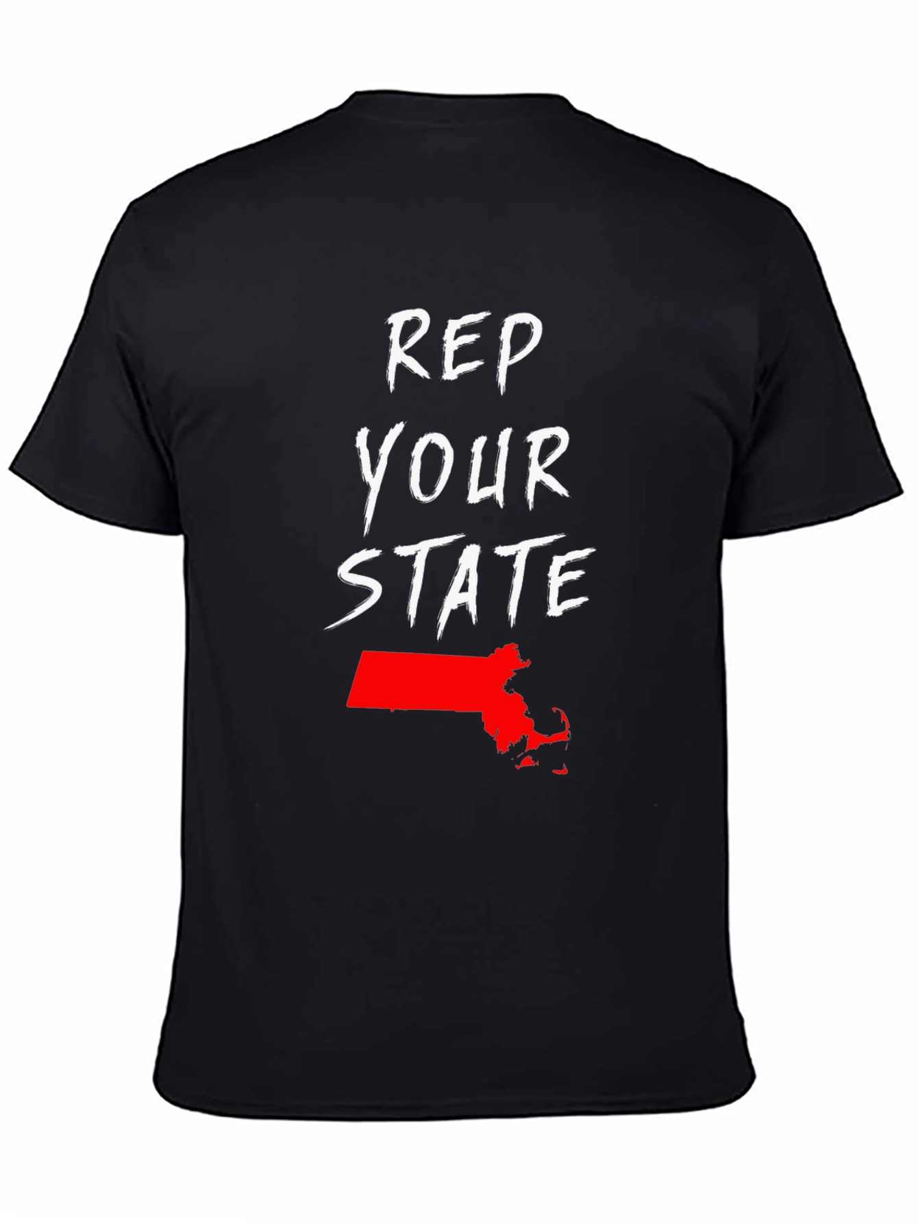 Rep Your State Massachusetts Graphic Tee