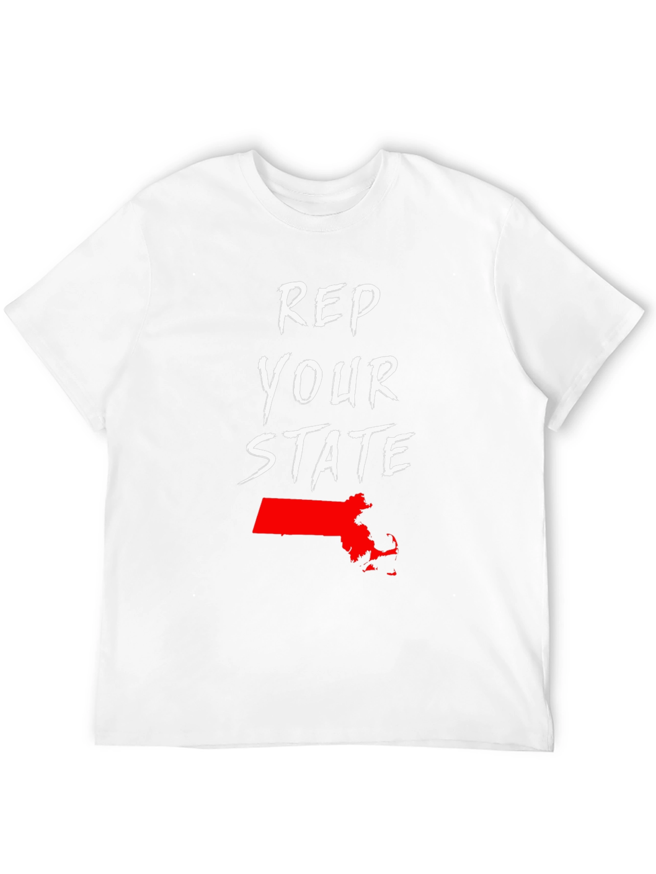 Rep Your State Massachusetts Graphic Tee