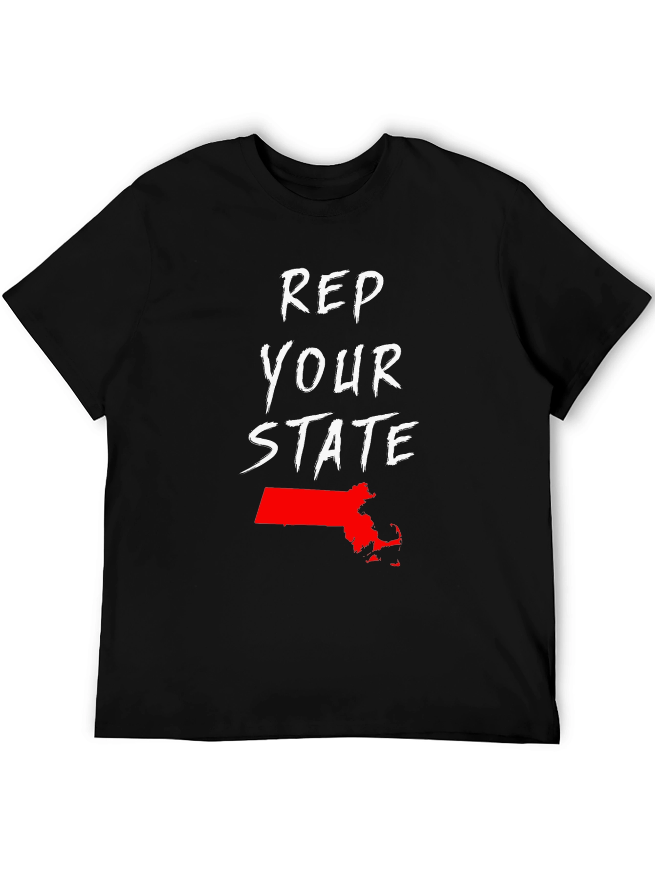 Rep Your State Massachusetts Graphic Tee