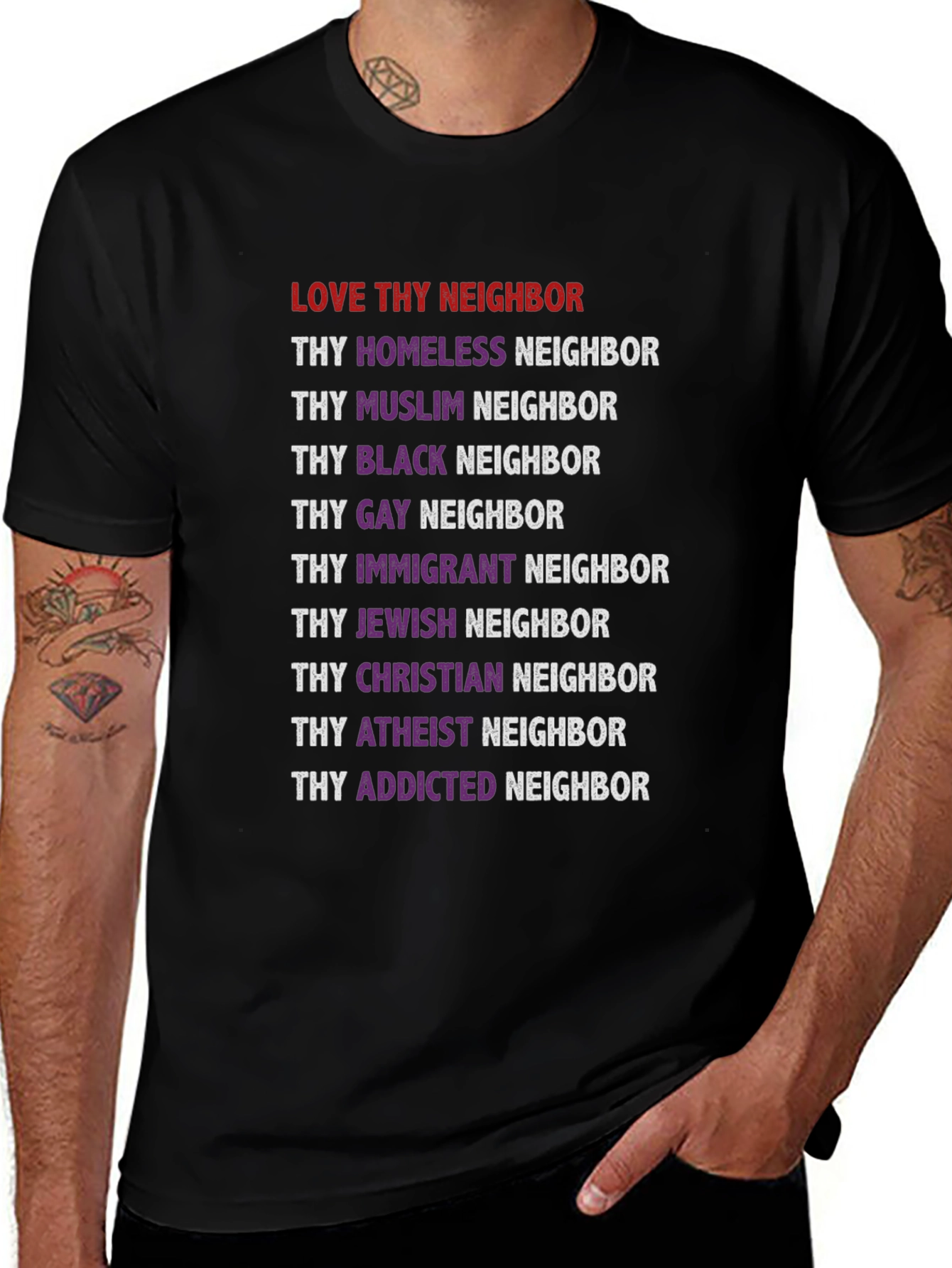 Love Thy Neighbor Equality T-Shirt