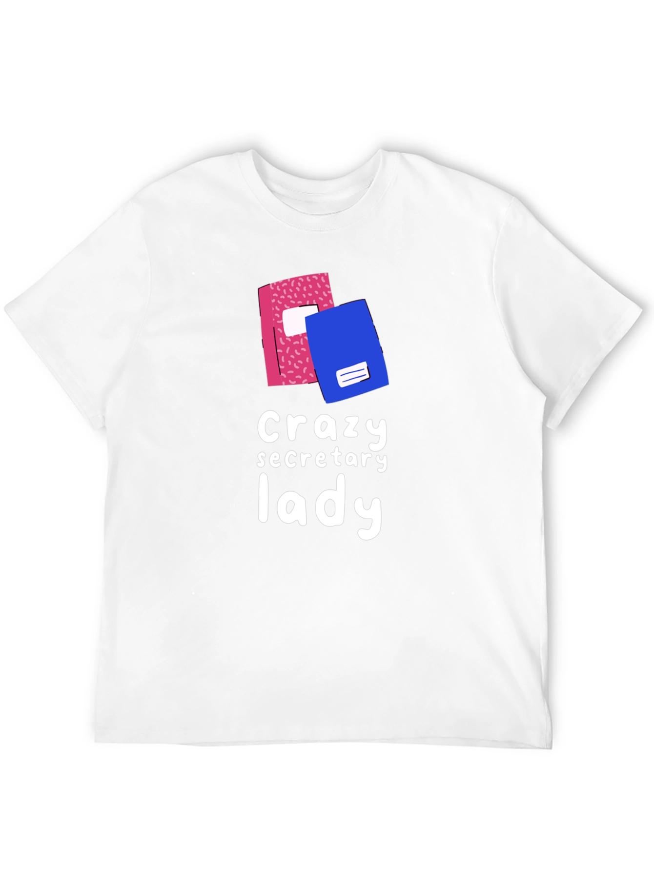 Crazy Secretary Lady Graphic Tee