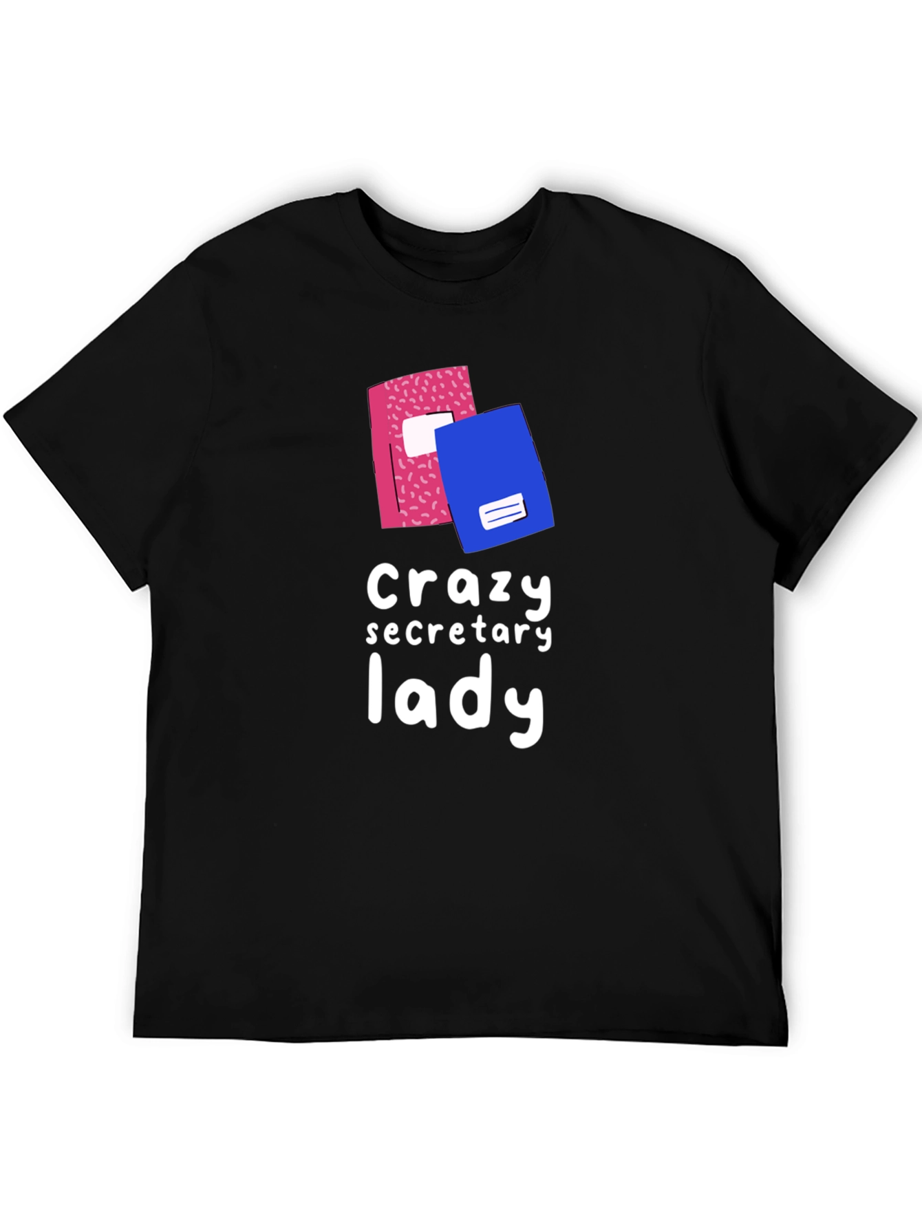 Crazy Secretary Lady Graphic Tee