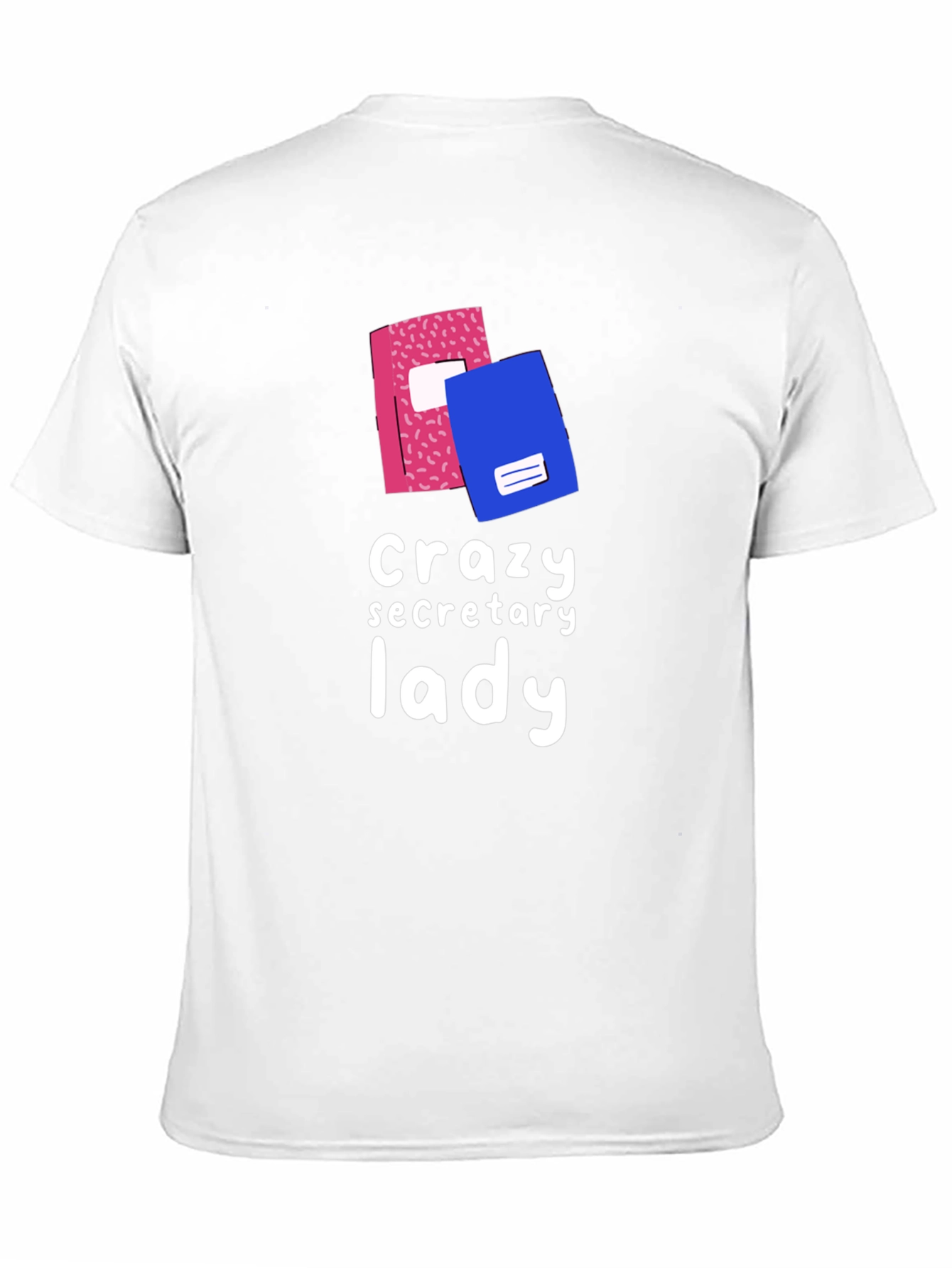 Crazy Secretary Lady Graphic Tee