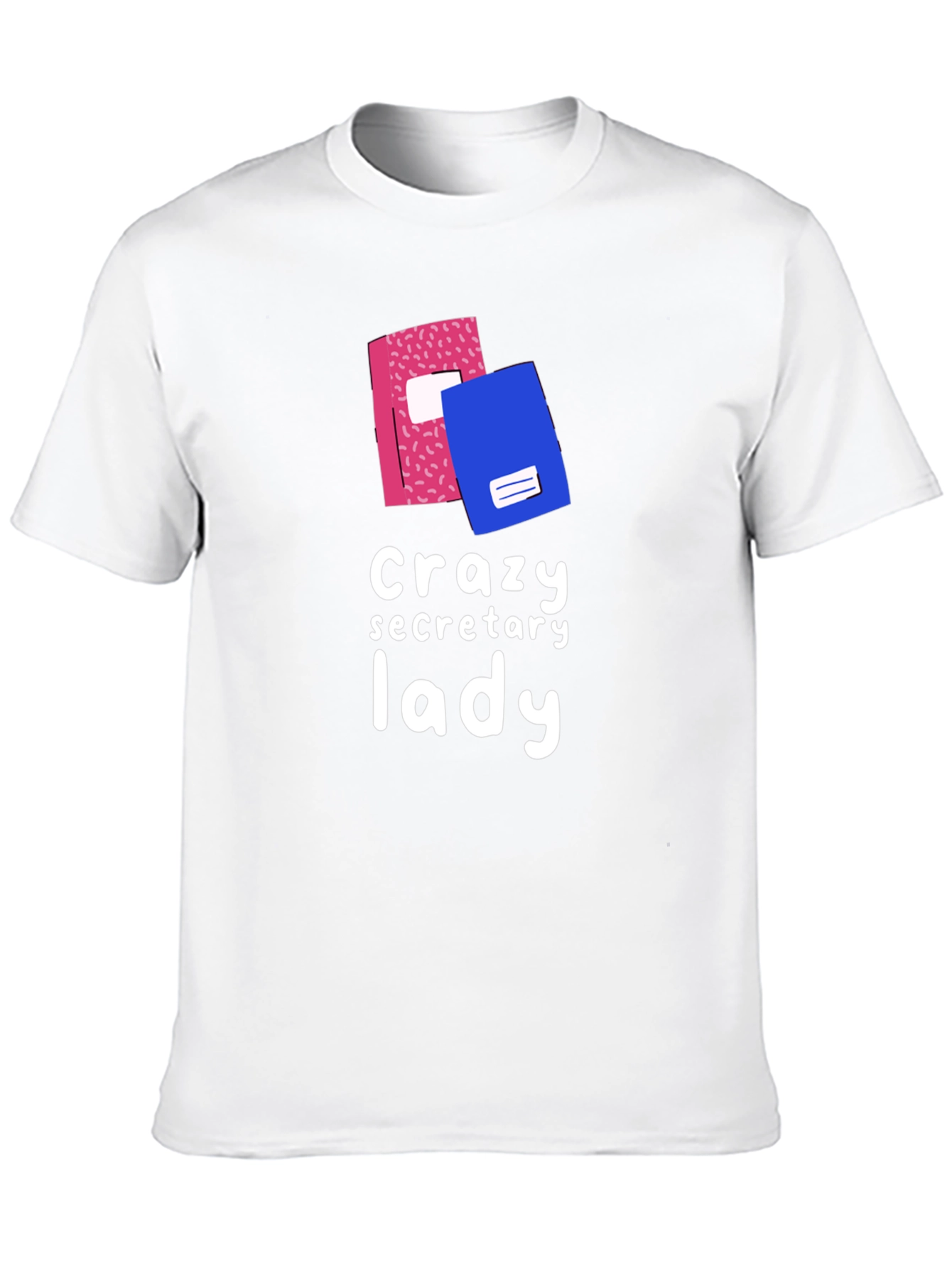 Crazy Secretary Lady Graphic Tee