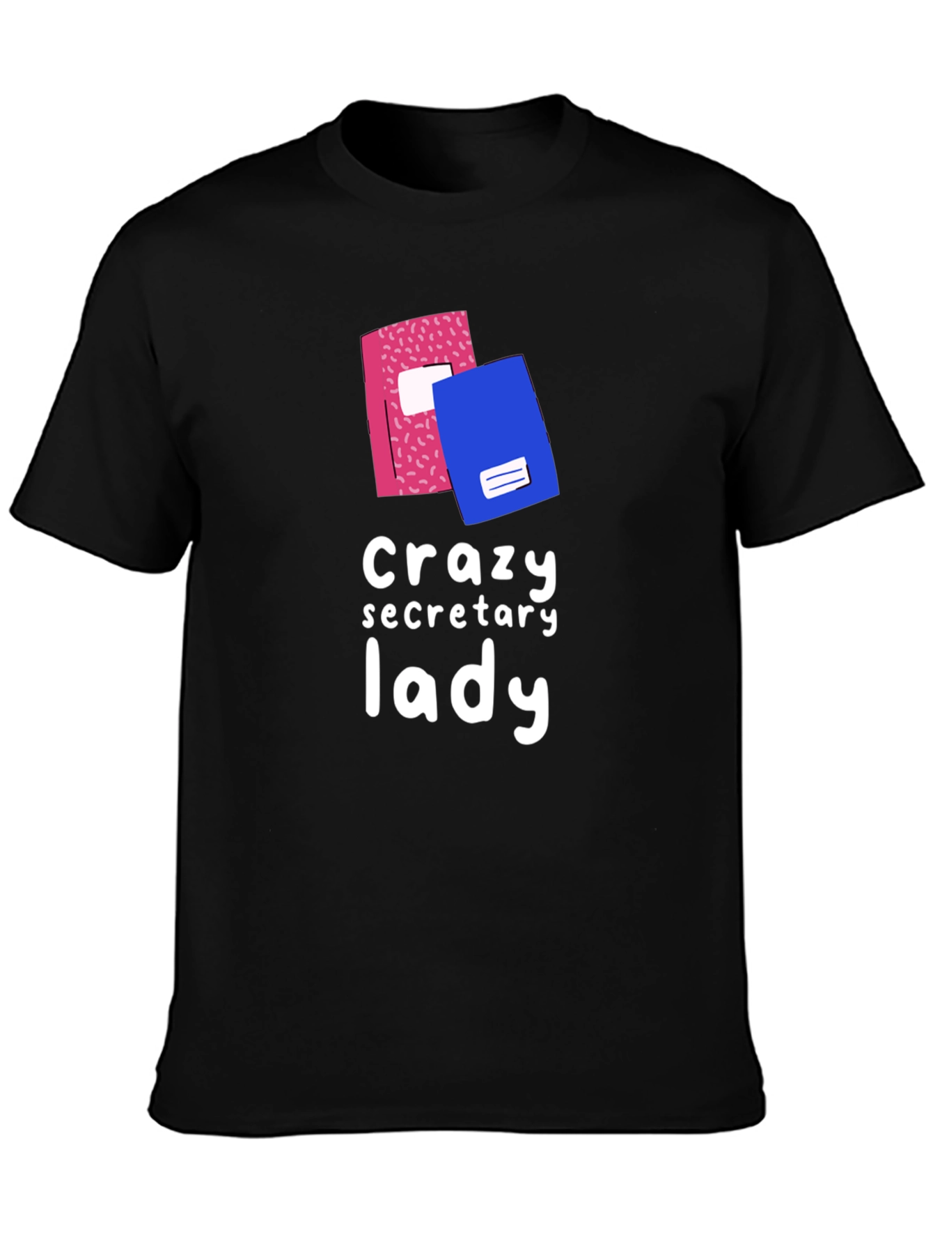 Crazy Secretary Lady Graphic Tee
