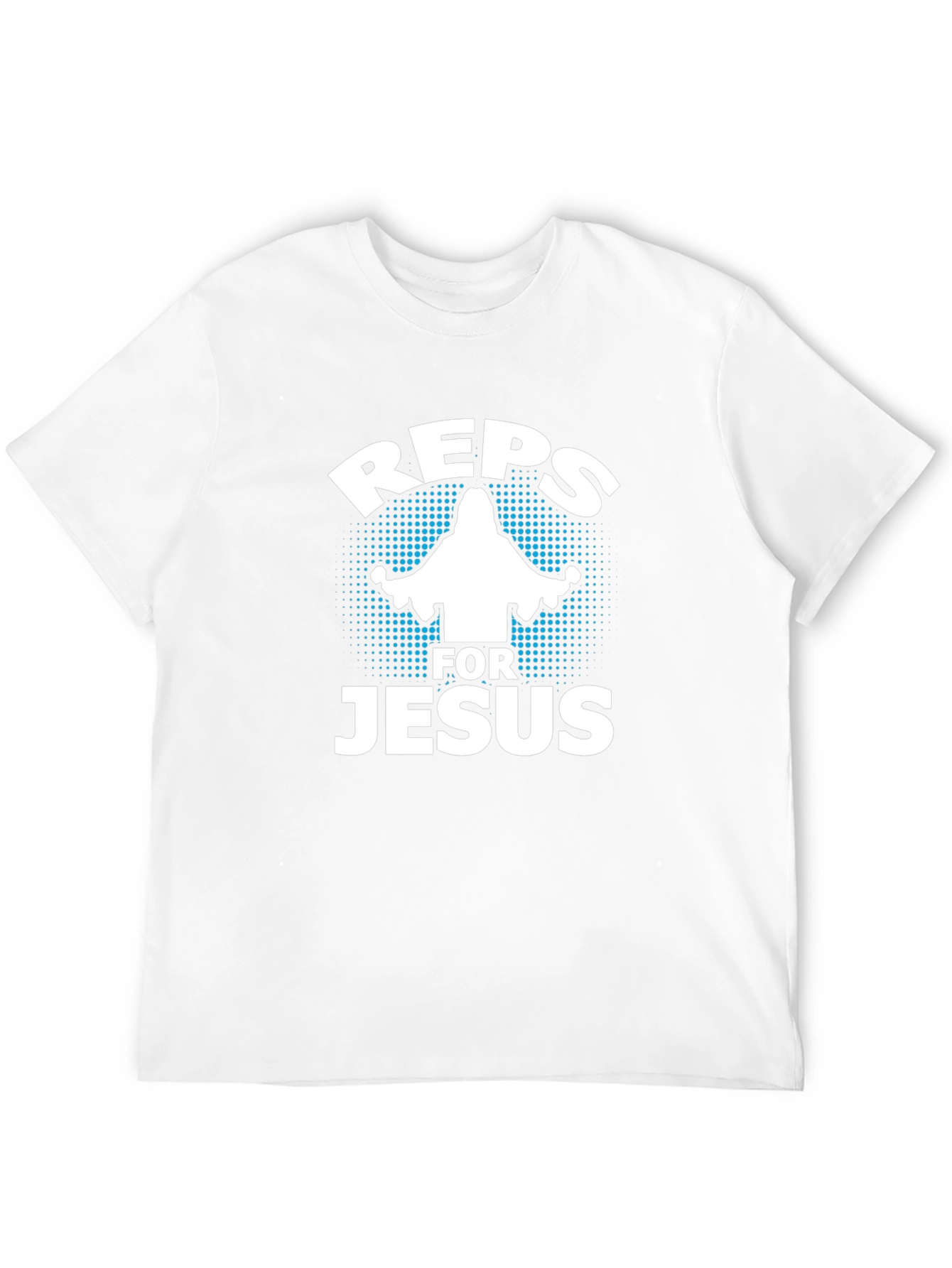 Reps for Jesus Black Graphic T-Shirt